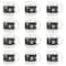 12 Pack: 11oz. Frosted Glass Sublimation Mug by Make Market®